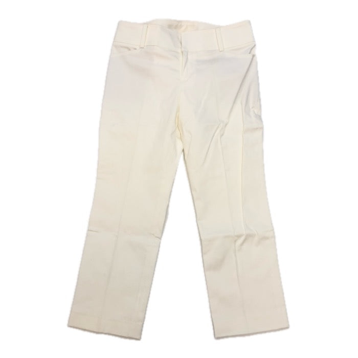 MICHEL KLEIN ミッシェルクラン クロップドパンツ コットン ホワイト サイズ38(M相当)【中古】 レディース