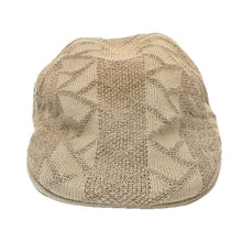 画像をギャラリービューアに読み込む, LACOSTE ラコステ ケーブル編み ハンチング コットン ベージュ 58cm【中古】 メンズ
