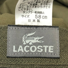 画像をギャラリービューアに読み込む, LACOSTE ラコステ ハンチング コットン/麻・リネン カーキ 58cm【中古】 メンズ
