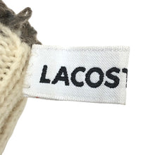 画像をギャラリービューアに読み込む, LACOSTE ラコステ アームウォーマー 手袋 ニット グレージュ【中古】 レディース
