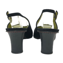 画像をギャラリービューアに読み込む, Bruno Magli ブルーノマリ バックストラップ パンプス スウェード ブラック サイズ35(22.5cm相当)【中古】 レディース
