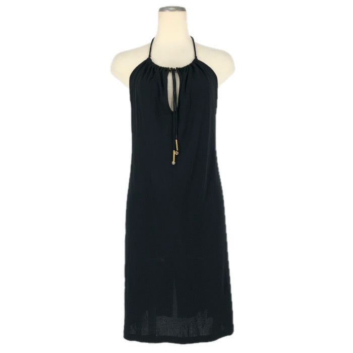 La Perla ラペルラ ホルターネック ミニワンピース ブラック サイズ42(L相当)【中古】 レディース