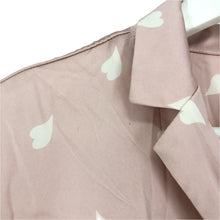 画像をギャラリービューアに読み込む, gelato pique ジェラートピケ 桜ペタル柄 パジャマ 長袖シャツ サテン ピンク フリーサイズ【中古】 レディース
