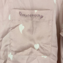 画像をギャラリービューアに読み込む, gelato pique ジェラートピケ 桜ペタル柄 パジャマ 長袖シャツ サテン ピンク フリーサイズ【中古】 レディース
