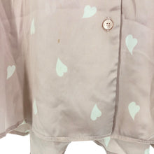 画像をギャラリービューアに読み込む, gelato pique ジェラートピケ 桜ペタル柄 パジャマ 長袖シャツ サテン ピンク フリーサイズ【中古】 レディース
