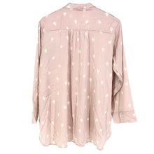 画像をギャラリービューアに読み込む, gelato pique ジェラートピケ 桜ペタル柄 パジャマ 長袖シャツ サテン ピンク フリーサイズ【中古】 レディース
