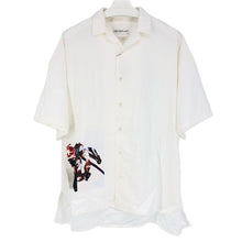 画像をギャラリービューアに読み込む, INTERPLAY インタープレイ 半袖シャツ レーヨン混 ホワイト フリーサイズ【中古】【新品同様】【美品】メンズ
