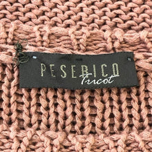 將圖片載入圖庫檢視器 Peserico ペセリコ 半袖 ニット コットン/麻・リネン テラコッタブラウン サイズ42(M-L相当)【中古】 レディース

