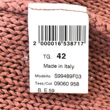 將圖片載入圖庫檢視器 Peserico ペセリコ 半袖 ニット コットン/麻・リネン テラコッタブラウン サイズ42(M-L相当)【中古】 レディース
