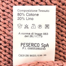 將圖片載入圖庫檢視器 Peserico ペセリコ 半袖 ニット コットン/麻・リネン テラコッタブラウン サイズ42(M-L相当)【中古】 レディース
