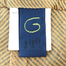 画像をギャラリービューアに読み込む, gigli ジジリ ノースリーブ ストライプ柄 ロング ワンピース コットン イエローオーカー Mサイズ【中古】 レディース
