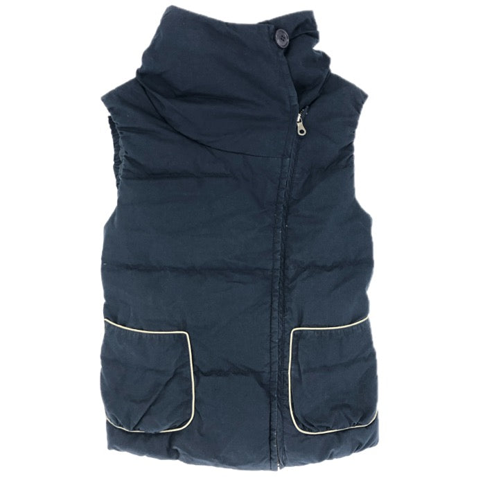 PLST プラステ ダウンベスト ネイビー サイズ0(S相当)【中古】 レディース