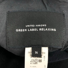 이미지를 갤러리 뷰어에 로드 , united arrows グリーンレーベル リラクシング ノーカラー リバーシブル コート ウール ブラック×ネイビー サイズ36(XS-S相当) レディース
