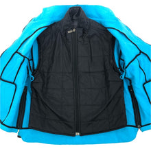 이미지를 갤러리 뷰어에 로드 , VERSACE SPORT ヴェルサーチ スポーツ インナー付 ブルゾン ブルー サイズ42(L-LL相当)【中古】 レディース
