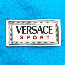이미지를 갤러리 뷰어에 로드 , VERSACE SPORT ヴェルサーチ スポーツ インナー付 ブルゾン ブルー サイズ42(L-LL相当)【中古】 レディース
