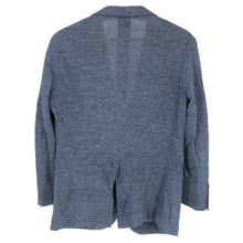 画像をギャラリービューアに読み込む, Cafe Soho カフェ・ソーホー テーラードジャケット 麻・リネン ネイビー M相当【中古】 メンズ
