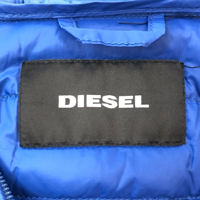 DIESEL ディーゼル 軽量 ダウンジャケット ブルー サイズ10(140cm相当