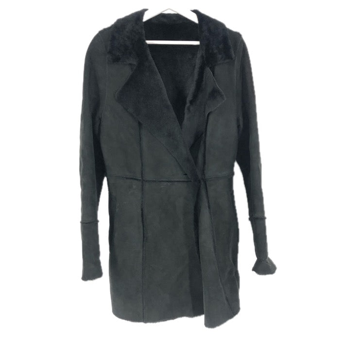 Catta Space カッタースペース レザーコート 羊革 ブラック L相当【中古】 レディース