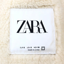 이미지를 갤러리 뷰어에 로드 , ZARA ザラ オーバーサイズ 裏ボアジャケット オフホワイト サイズ38(S相当)【中古】 メンズ
