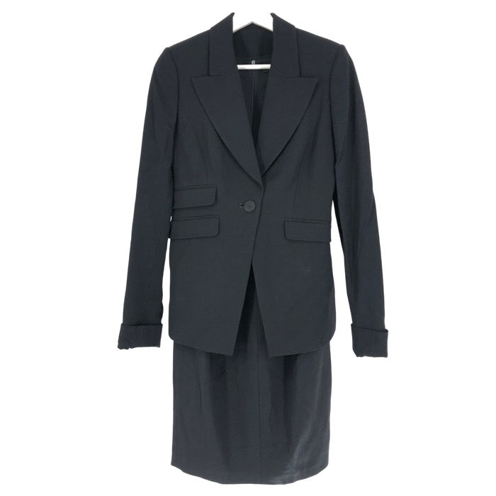 PINKO ピンコ ジャケット＆ワンピース セットアップ ウール×レーヨン ブラック サイズ42(L相当)【中古】 レディース
