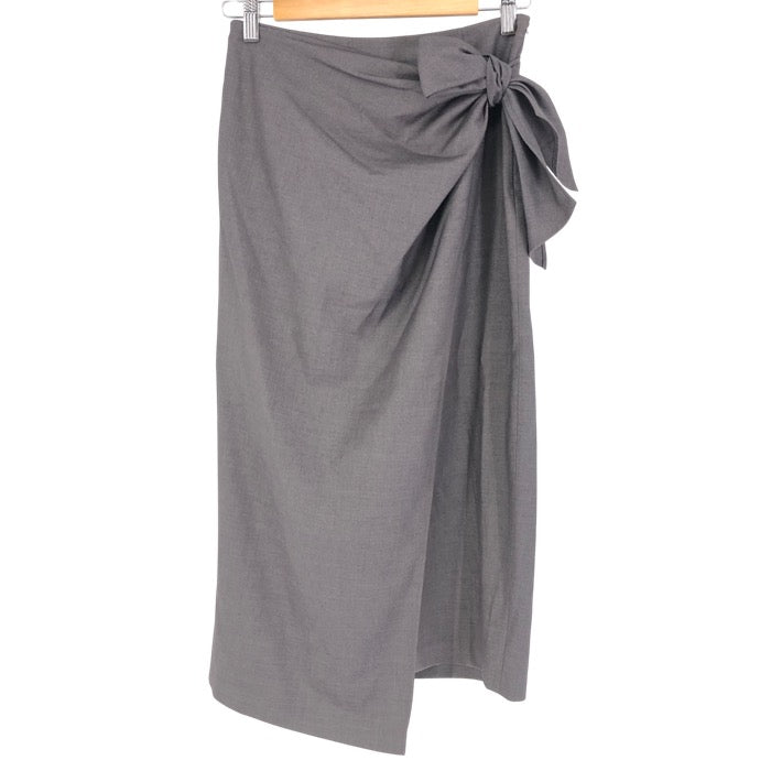 DRWCYS ドロシーズ ラップ風 スカート グレー サイズ1(S相当)【中古】 レディース