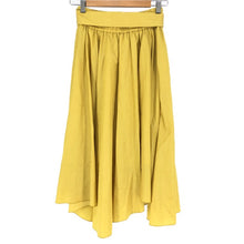 画像をギャラリービューアに読み込む, DRWCYS ドロシーズ ウエストリボン スカート コットン混 イエロー サイズ1(S相当)【中古】 レディース
