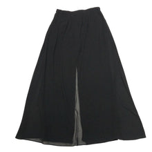 画像をギャラリービューアに読み込む, Joseph Ribkoff ジョセフ リブコフ レイヤードシアー ワイドパンツ ブラック 9号(M相当)【中古】【新品同様】【美品】レディース
