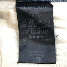 画像をギャラリービューアに読み込む, RED CARD レッドカード Anniversary 25th ダメージデニムパンツ コットン ライトインディゴ サイズ22(XS相当)【中古】 レディース 小さいサイズ
