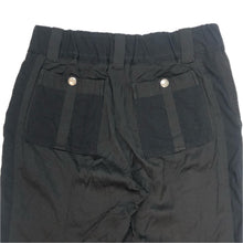 画像をギャラリービューアに読み込む, EVEX by KRIZIA エヴェックス バイ クリツィア パンツ レーヨン×コットン ブラック サイズ44(L-XL相当)【中古】 レディース
