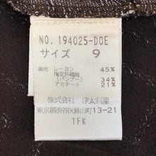 画像をギャラリービューアに読み込む, 伊太利屋 パンツ レーヨン混 ブラウン 9号(M相当)【中古】 レディース
