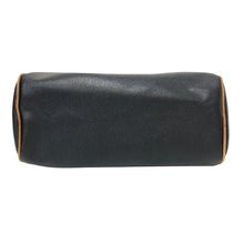 이미지를 갤러리 뷰어에 로드 , TRUSSARDI トラサルディ ミニボストン ハンドバッグ PVC×レザー ブラック【中古】 レディース
