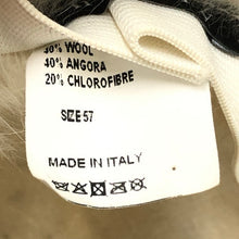 画像をギャラリービューアに読み込む, theory セオリー ハット ウール×アンゴラ ホワイト 57cm【中古】 レディース
