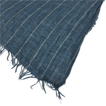 画像をギャラリービューアに読み込む, POLO RALPH LAUREN ポロ・ラルフローレン ストライプ柄 ストール ネイビー【中古】 ユニセックス
