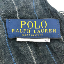画像をギャラリービューアに読み込む, POLO RALPH LAUREN ポロ・ラルフローレン ストライプ柄 ストール ネイビー【中古】 ユニセックス
