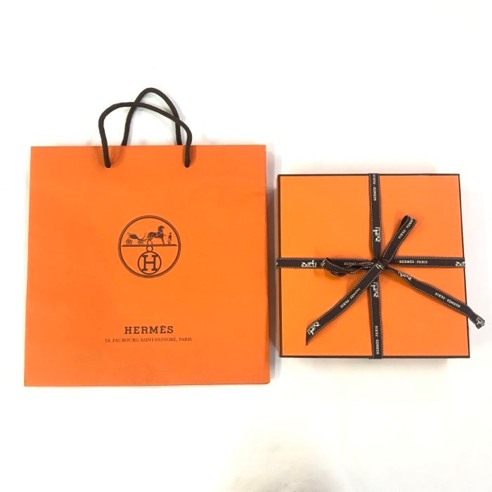 HERMES エルメス 空箱 ショッパー リボン 取説 4点セット クッション材付き 1339□【中古】