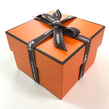 画像をギャラリービューアに読み込む, HERMES エルメス 空箱 ショッパー リボン 3点セット 蓋クッション付き【中古】
