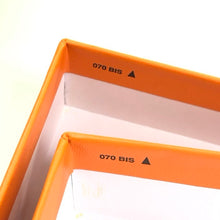 画像をギャラリービューアに読み込む, HERMES エルメス 空箱 靴箱 シューズ袋(2足分) ショッパー リボン 各2点セット 070 BIS ▲【中古】
