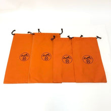 画像をギャラリービューアに読み込む, HERMES エルメス 空箱 靴箱 シューズ袋(2足分) ショッパー リボン 各2点セット 070 BIS ▲【中古】
