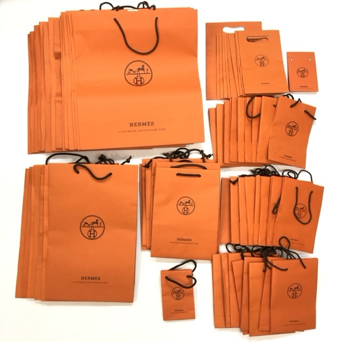 HERMES エルメス ショッパー 紙袋 大小セット 64点【中古】