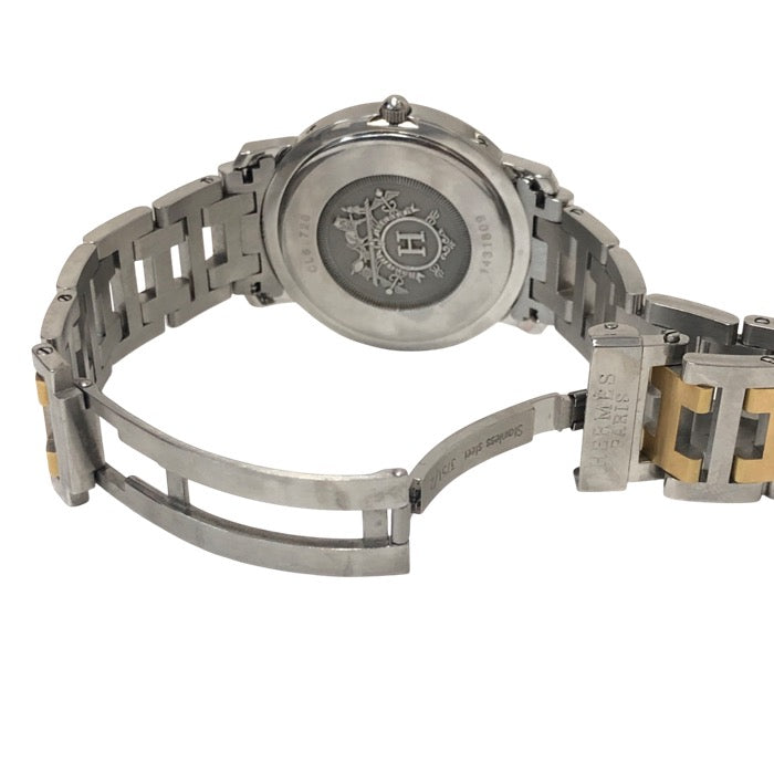 HERMES エルメス 36mm クリッパー CL6.720 腕時計 ステンレス