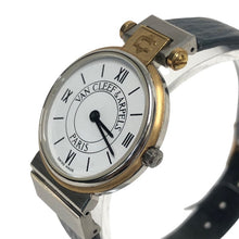 画像をギャラリービューアに読み込む, Van Cleef &amp; Arpels ヴァンクリーフ＆アーペル ラ コレクション 43606 腕時計/SS コンビ クオーツ 白文字盤【中古】 レディース
