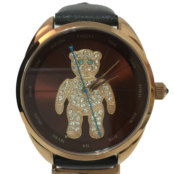 ヴィヴィアン ウエストウッド Vivienne Westwood クレイジーベア 腕時計 クオーツ VV103BRGY【中古】【美品】