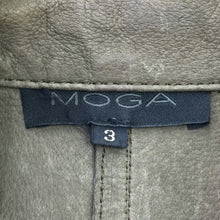 画像をギャラリービューアに読み込む, モガ MOGA  レザーベスト 豚革 サイズ3  グレージュ系【中古】
