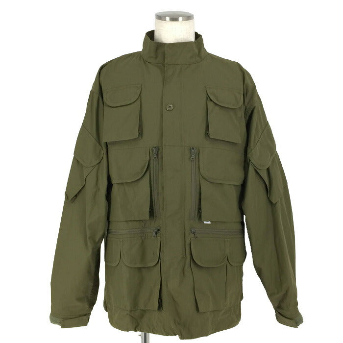 ダブルタップス WTAPS 2020AW MODULAR JACKET NYCO TUSSAH モジュラージャケット サイズ03 L相当 202BRDT LKM01 オリーブドラブ【中古】【新品同様】【美品】